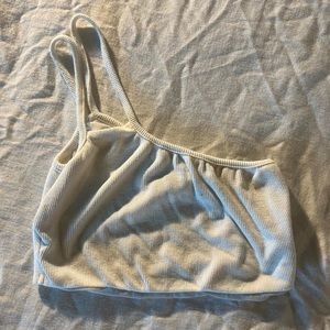 princess polly one shoulder double strap crop top